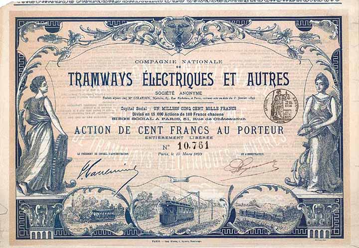 Cie. National de Tramways Électriques et Autres