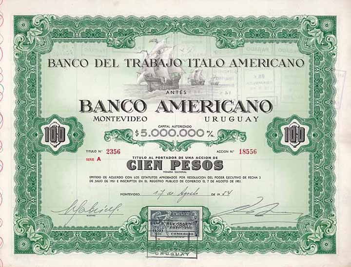 Banco del Trabajo Italo Americano (antes Banco Americano)