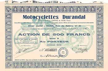 Motocyclettes Durandal S.A.