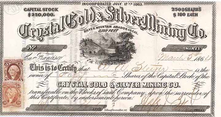 Crystal Gold & Silver Mining Co.