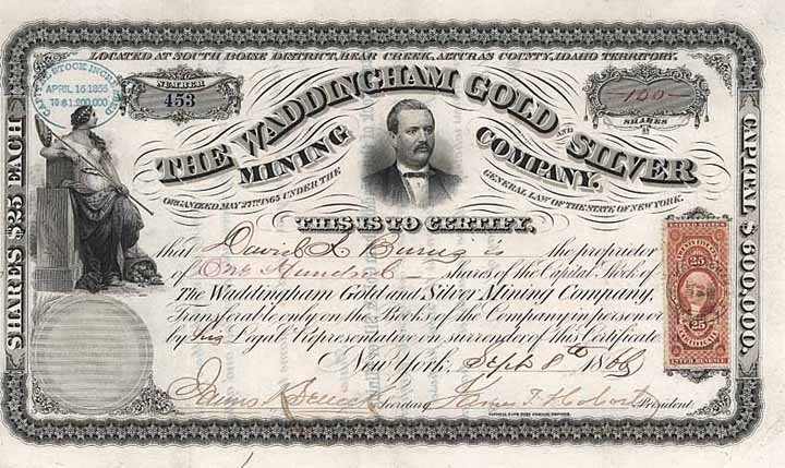 Waddingham Gold and Silver Mining Co.