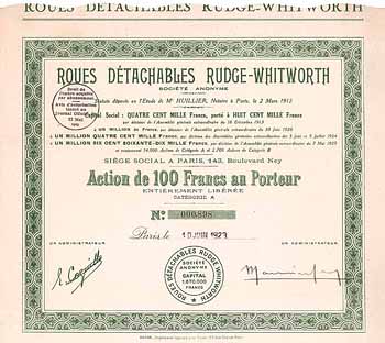Roues Détachables Rudge-Whitworth S.A.