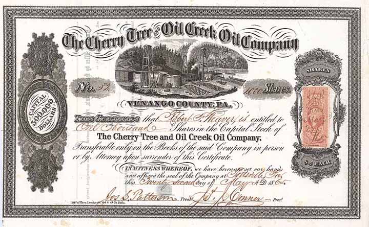 Cherry Tree Run & Oil Creek Oil Co.