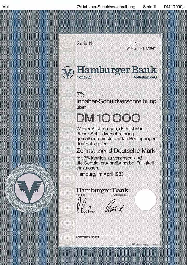 Hamburger Bank von 1861 Volksbank eG