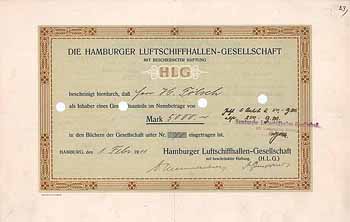 Hamburger Luftschiffhallen-Gesellschaft mbH (OU Dr. Rudolf Mönckeberg)