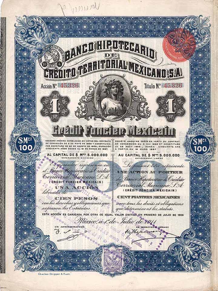 Banco Hipotecario de Crédito Territorial Mexicano S.A.