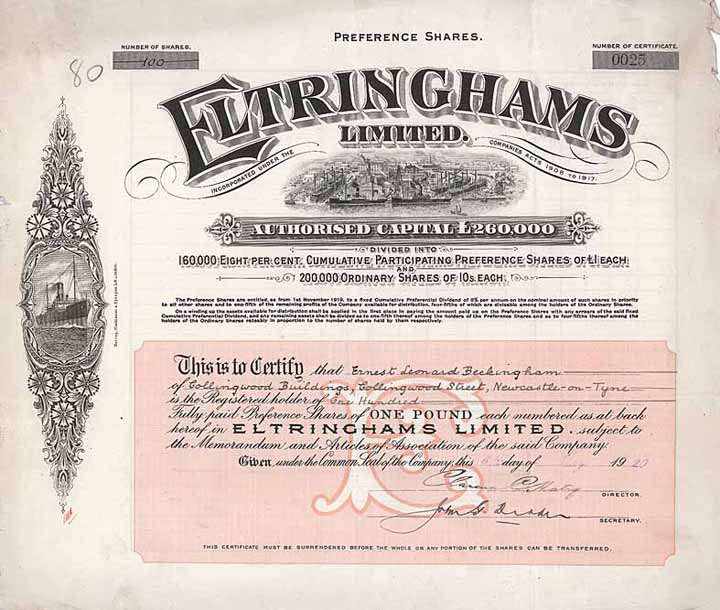 Eltringhams Ltd.