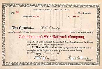Columbus & Erie Railroad