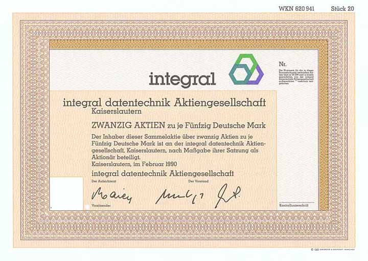 integral datentechnik AG