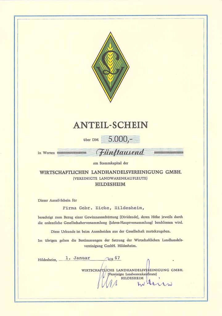 Wirtschaftliche Landhandelsvereinigung GmbH (Vereinigte Landwarenkaufleute)