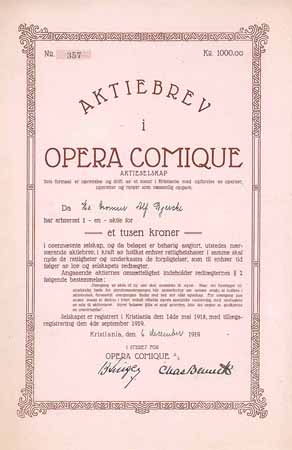 Opera Comique A/S