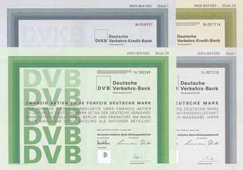 Deutsche Verkehrs-Kredit-Bank AG (4 Stücke)