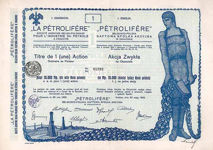 La Pétrolifère S.A. Belgo-Polonaise pour l'Industrie du Pétrole