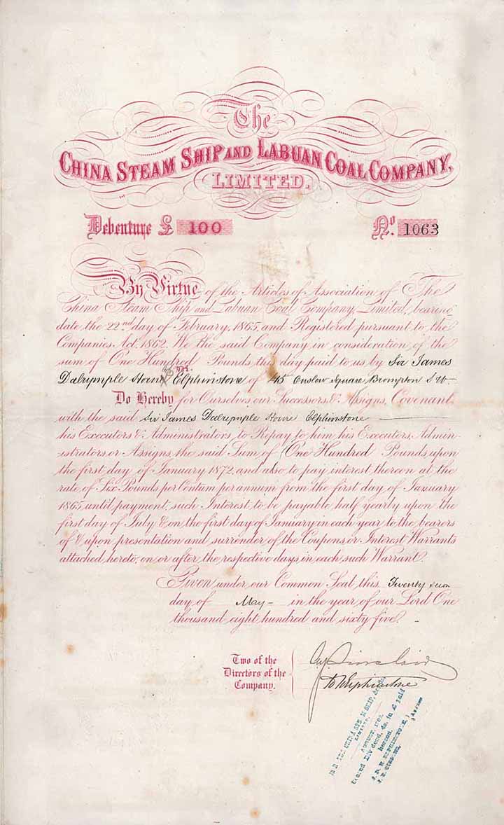 China Steam Ship and Labuan Coal Company, Ltd.