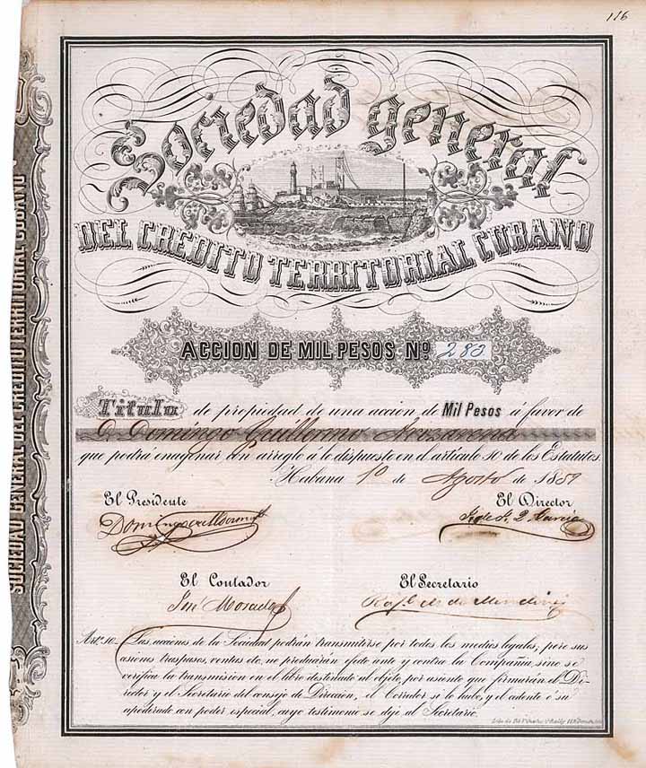 Sociedad general del Crédito Territorial Cubano