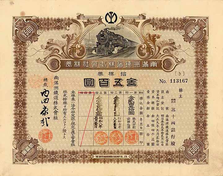 South Manchuria Railway Co.