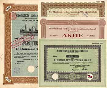 Norddeutsche Hochseefischerei AG (11 Stücke)