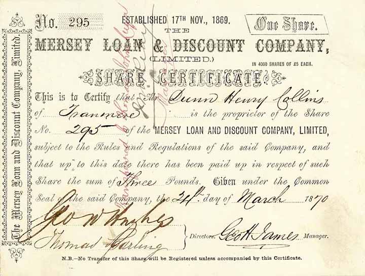 Mersey Loan & Discount Co.