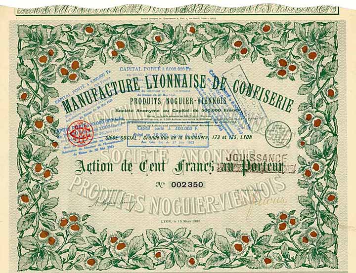 Manufacture Lyonnaise de Confiserie Produits Noguier-Viennois S.A.