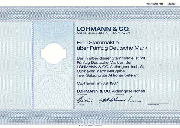 Lohmann & Co. AG