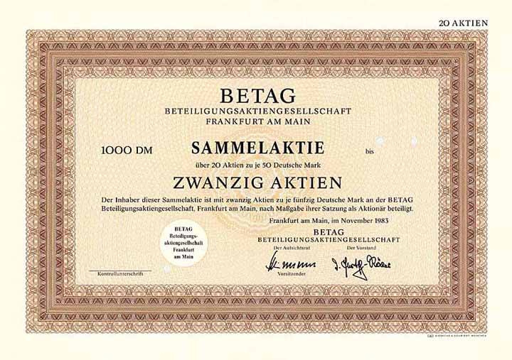 BETAG Beteiligungsaktiengesellschaft