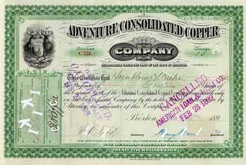 Adventure Consolidated Copper Co.