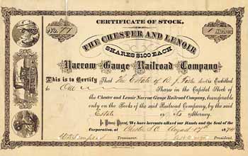 Chester and Lenoir Narrow Gauge Railroad