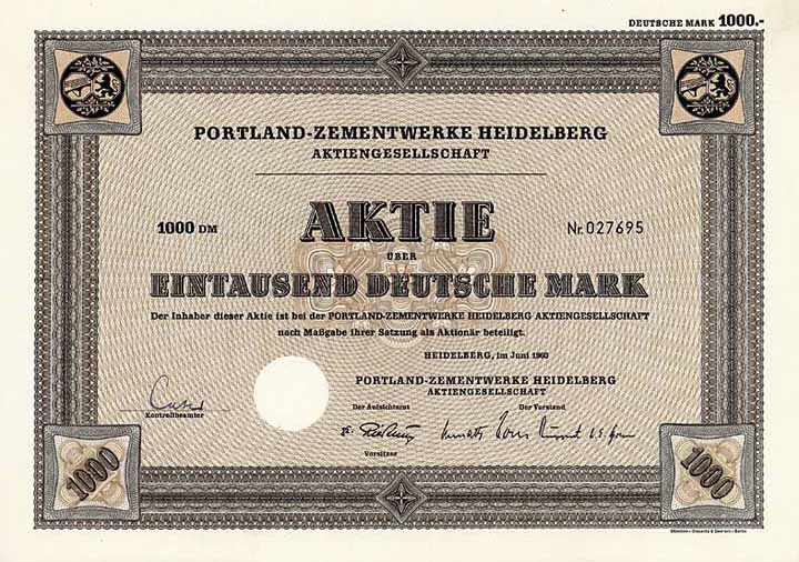 Portland-Zementwerke Heidelberg AG
