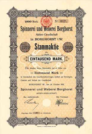 Spinnerei und Weberei Borghorst