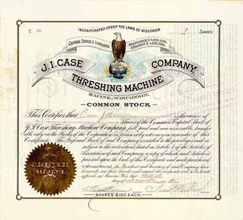 J. I. Case Threshing Machine Co.