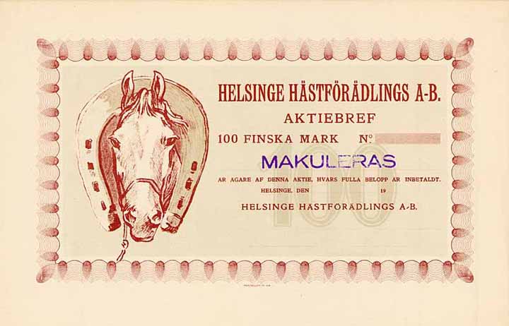 Helsinge Hästförädlings A-B.