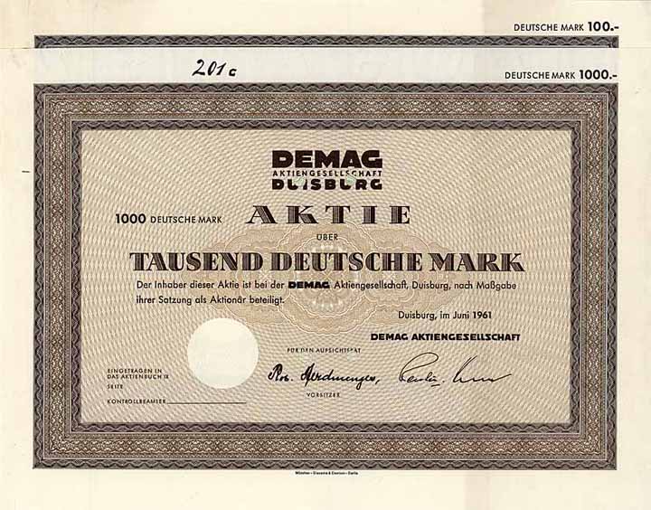Demag AG (2 Stücke)