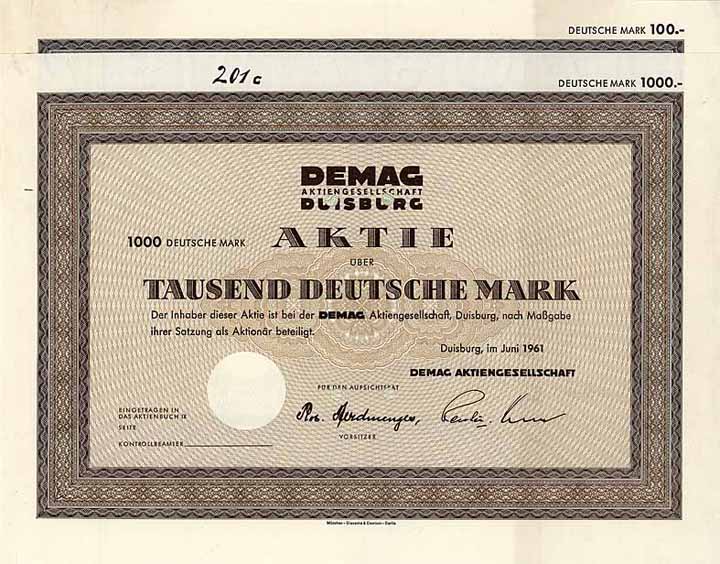 Demag AG (2 Stücke)