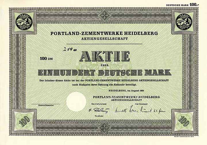 Portland-Zementwerke Heidelberg AG