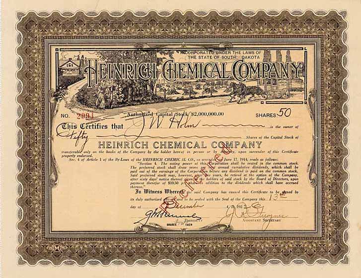Heinrich Chemical Co.