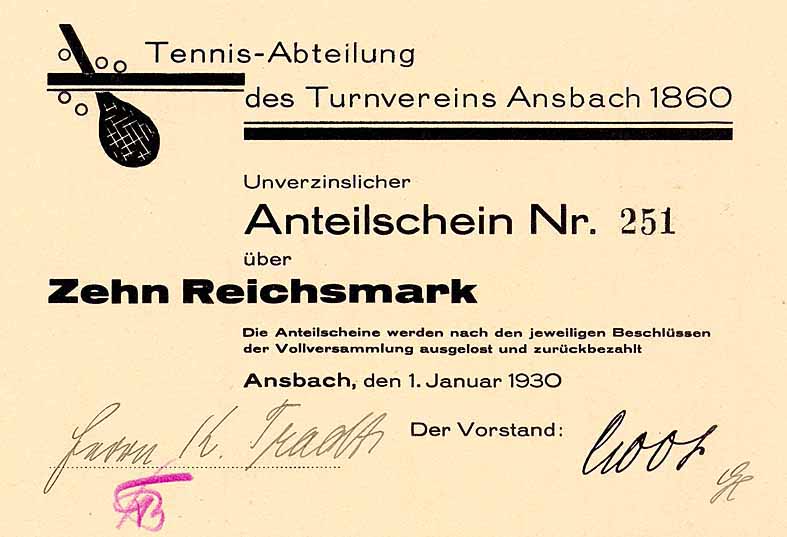 Turnverein Ansbach 1860 - Tennis-Abteilung