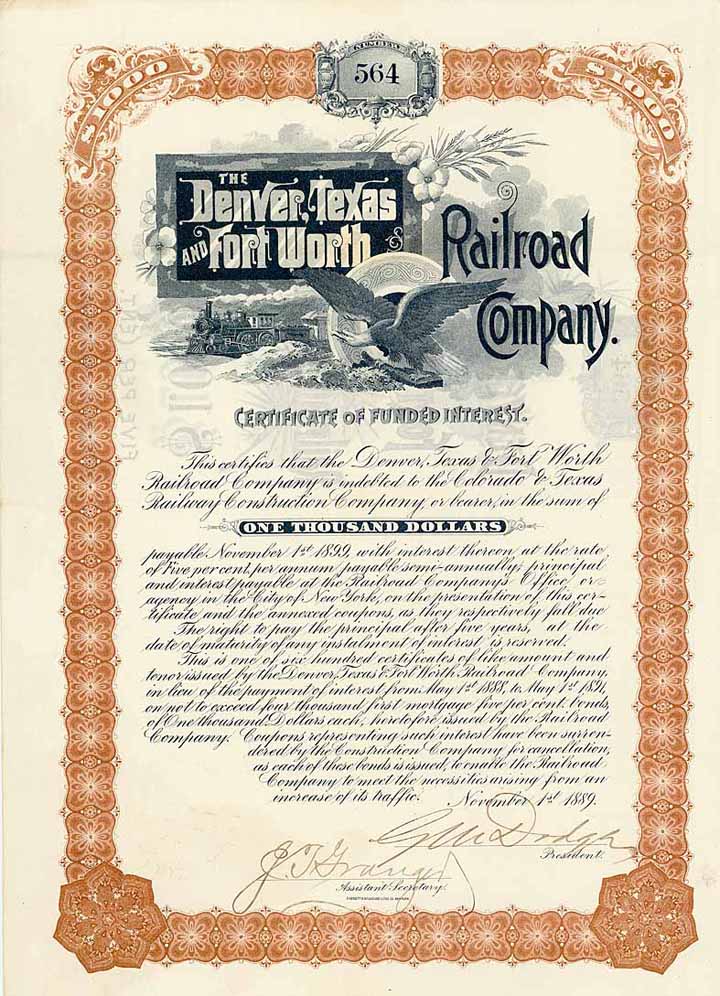 Denver, Texas & Fort Worth Railroad