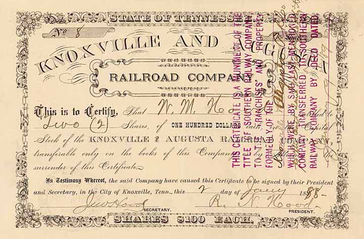 Knoxville & Augusta Railroad