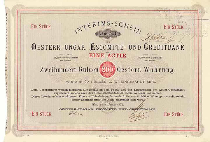 Oesterr.-Ungar. Escompte- und Creditbank