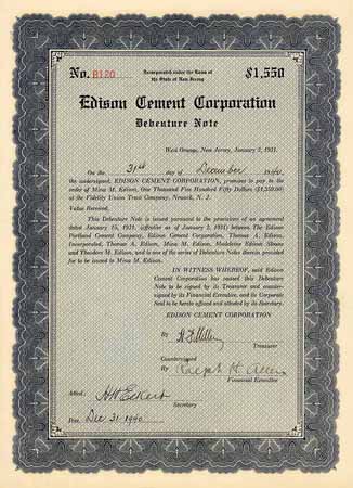 Edison Cement Corporation (OU Mina Edison)