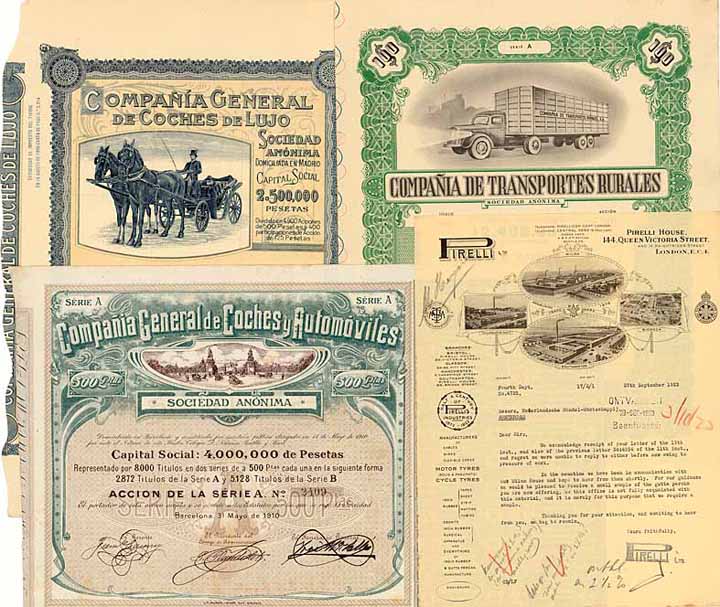 Automobile Spanien - Konvolut (30 Stücke)