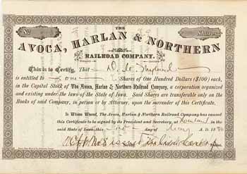 Avoca, Harlan & Northern Railroad