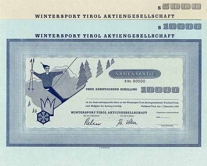 Wintersport Tirol AG (2 Stücke)