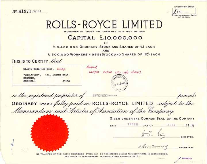 Rolls-Royce Ltd.