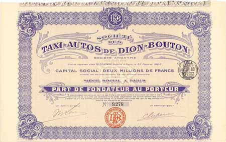 Société des Taxi-Autos de Dion-Bouton S.A.
