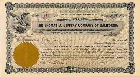 Thomas B. Jeffery Co. of California