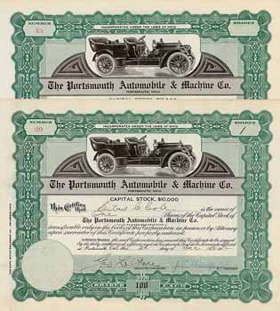 Portsmouth Automobile & Machine Co. (2 Stücke)