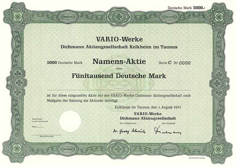 VARIO-Werke Dichmann AG