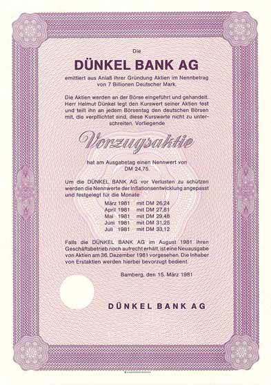 Dünkel Bank AG