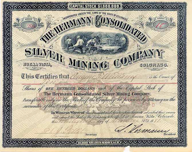 Hermann Consolidated Silver Mining Co.